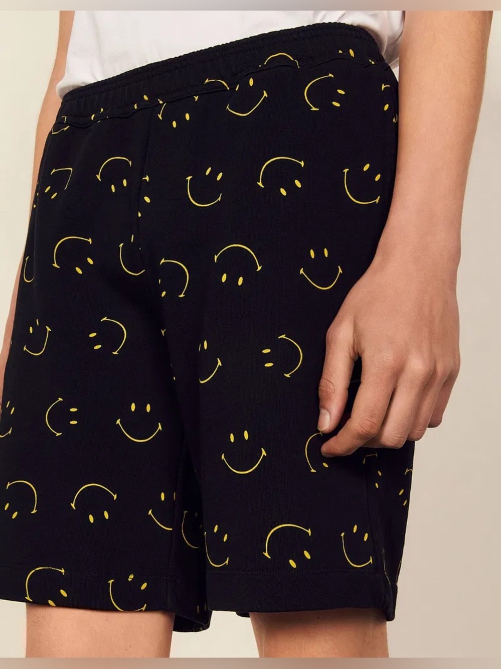 Sandro Smiley Collab Large Happy Shorts